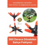 Kendiliğinden Hareketli Dönebilen Çok Yönlü Çim Bahçe Sulama Fıskiye 360 Derece Bakım Aparatı