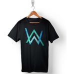 Kendim Seçtim Alan Walker Logo Erkek Tişört - Siyah