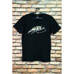 Kendim Seçtim Atatürk 10 Kasım 100.YIL Cumhuriyet 1881 1938 Gazi Mustafa Kemal Imza V Yaka Baskılı Siyah T-Shirt - 001-Siyah