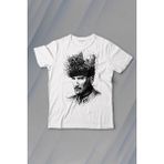 Kendim Seçtim Atatürk Çanakkale Silüet Tipografi Mustafa Kemal Cumhuriyet Baskılı Çocuk T-Shirt - 11 - 12 Yaş - Beyaz
