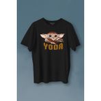 Kendim Seçtim Baby On Board Yoda Star Wars Kahverengi Bebek Mandalorian Baskılı Tişört T-Shirt - XL - Siyah