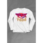 Kendim Seçtim Baby On Board Yoda Star Wars Kahverengi Bebek Mandalorian Uzun Kollu Tişört - 001-Beyaz - XS