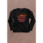 Kendim Seçtim Baby On Board Yoda Star Wars Yeşil Bebek Mandalorian 2 Uzun Kollu Tişört Baskılı T-Shirt - 001-Siyah - XS