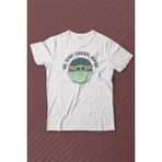 Kendim Seçtim Baby Yoda The Mandalorian Star Wars Bebek Yoda Baskılı Tişört Çocuk T-Shirt - 11 - 12 Yaş - Beyaz