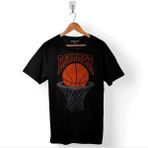 Kendim Seçtim Baller Basketball Basketbol Nba Basketçi Üçlük Baskılı Tişört T-Shirt - Siyah