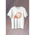 Kendim Seçtim Basketball Vintage Grunge Retro Basket Topu Baskılı Tişört Unisex T-Shirt10 - XL - Siyah