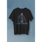 Kendim Seçtim Baskılı Erkek T-Shirt God Of War Ragnarok Gamer Oyun Tişört - XL - Siyah