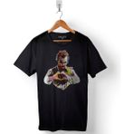 Kendim Seçtim Batman Kara Şovalye Joker My Heart Betmen Baskılı Tişört Unisex T-Shirt - Siyah - 2XL