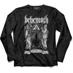 Kendim Seçtim Behemoth Ben Sahar Band T-Shirt Long Sleeve - Rock Metal Müzik Giyim - Siyah