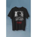 Kendim Seçtim Berserk Manga Anime Guts Kılıç Baskılı Erkek T-Shirt Unisex Tişört - XL - Siyah