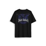 Kendim Seçtim Black Sabbath Rock Müzik Ozzy Metal Music Yarasa Sırt Ön Baskılı Oversize Tişört Unisex T-Shirt