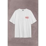 Kendim Seçtim Chucky Charles Lee Ray Oyuncak Bebek Bıçak Sırt Ön Baskılı Oversize Tişört T-Shirt - Beyaz