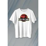 Kendim Seçtim Crystal Lake Korku Filmi Jason Movie Film Halloween Baskılı Tişört T-Shirt - Siyah