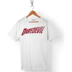 Kendim Seçtim Daredevıl Dd Dare Devıl Logo Erkek Tişört - Beyaz - Renkli - 2XL