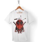 Kendim Seçtim Deadpool Minion Beyaz Erkek Tişört