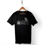 Kendim Seçtim Eat Sleep Downhill Mountain Bike Bisiklet Baskılı Tişört Unisex T-Shirt - Siyah - XS