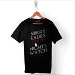 Kendim Seçtim Game Of Thrones Sorry Ladies Im In The Nights Baskılı Tişört T-Shirt - 2XL - Siyah
