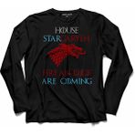 Kendim Seçtim Game Of Thrones Stargaryen Uzun Kollu Tişört - 001-Siyah - XS