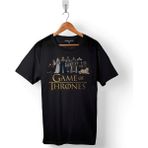 Kendim Seçtim Game Of Thrones Stark Anime Wolf Kurt Baskılı Tişört T-Shirt - XL - Siyah