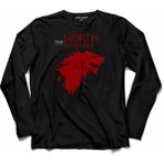 Kendim Seçtim Game Of Thrones The North Remembers Uzun Kollu Tişört - 001-Siyah - XL