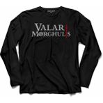 Kendim Seçtim Game Of Thrones Valar Morghulıs 2 Uzun Kollu Tişört - 001-Siyah - 2XL
