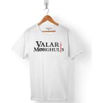 Kendim Seçtim Game Of Thrones Valar Morghulıs Erkek Tişört - Beyaz - Renkli - XL