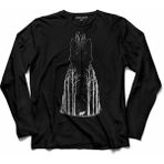 Kendim Seçtim Game Of Thrones Wolf The Kıng And The Whıte Uzun Kollu Tişört - 001-Siyah - XL