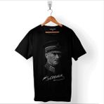 Kendim Seçtim Gazi Mustafa Kemal Atatürk 1881 10 Kasım 1938 Baskılı Tişört Unisex T-Shirt - Siyah - XS