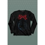Kendim Seçtim Ghost Bc Papaz Kilise Hayalet Uzun Kollu Tişört Baskılı T-Shirt - 001-Siyah - XL