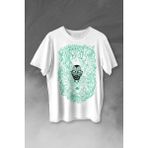 Kendim Seçtim Girl Skull Kız Kadın Yaratık Vampir Baskılı Tişört T-Shirt Beyaz - 63A-Beyaz