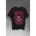 Kendim Seçtim Girl Skull Kız Kadın Yaratık Vampir Baskılı Tişört T-Shirt - Siyah