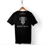 Kendim Seçtim Gta V 5 Grand Theft Auto Santo Crapa Baskılı Tişört Unisex T-Shirt - Siyah - 2XL