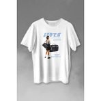 Kendim Seçtim Hip Hop Harajuku Kanji Japon Kız Japan Girl Baskılı T-Shirt Unisex T-Shirt - Beyaz