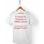 Kendim Seçtim I Found The Treasure Of Melee Island Erkek Tişört - XL - Beyaz