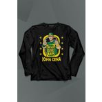 Kendim Seçtim John Cena Wwe Logo Never Give Up Amerikan Güreşi Uzun Kollu Tişört Baskılı T-shirt