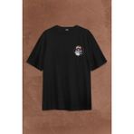 Kendim Seçtim John Cena You Me Never Give Up Cenation Asla Pes Etme Sırt Ön Baskılı Oversize Tişört T-Shirt - Siyah - XL