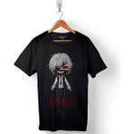 Kendim Seçtim Kanekı Tokyo Ghoul Baskılı Tişört Unisex T-Shirt - Siyah - XL