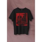 Kendim Seçtim Klasik Araba Retro Vintage Classic Car Motor Baskılı Tişört T-Shirt - 2XL - Siyah
