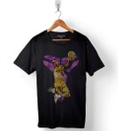 Kendim Seçtim Kobe Bryant Black Mamba Logo Nba Basketball Baskılı Tişört Unisex T-Shirt - Siyah - XS