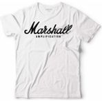 Kendim Seçtim Marshall Amplification Logo Beyaz Erkek Tişört