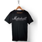 Kendim Seçtim Marshall Amplification Logo Siyah Erkek Tişört