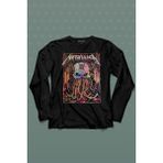 Kendim Seçtim Metallica Musicposter Rock Metal Uzun Kollu Tişört Baskılı T-Shirt - 001-Siyah - XL