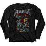 Kendim Seçtim Metallıca Skull Raıse Culture Metal Rock Musıc Uzun Kollu Tişört - XS - Siyah