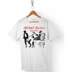 Kendim Seçtim Michael Jackson Sulhouette Beyaz Erkek Tişört