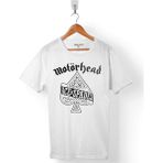 Kendim Seçtim Motorhead Logo Age Of Spades Everything Else Erkek Tişört - XS - Beyaz