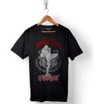 Kendim Seçtim Muay Thai Tayland Boksu Word With Fight Baskılı Tişört Unisex T-Shirt - Siyah