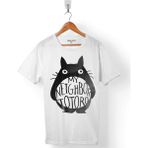 Kendim Seçtim My Neighbor Totoro Komşum Logo Beyaz Erkek Tişört