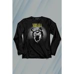 Kendim Seçtim Nirvana Grunge Punk Rock 90S 90LAR Kurt Cobain Müzik Uzun Kollu Tişört Baskılı T-Shirt - 001-Siyah - XS