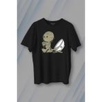 Kendim Seçtim Noodle Mummy Mumya Totem Komik Baskılı Tişört T-Shirt - 2XL - Siyah