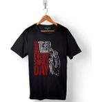 Kendim Seçtim One Punch Man 10 Km Every Day Logo Baskılı Tişört T-Shirt - XL - Siyah